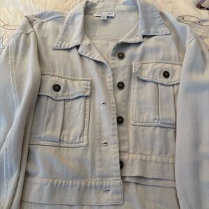 SHE+SKY Women's pale tan Jean Jacket